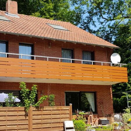 Balkongeländer aus Werzalit